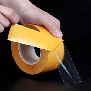 Ultra-Thin Heavy-Duty Double-Sided Adhesive Tape - 2" x 85' for DIY Projects, Rug Installation, and Cat Scratch Prevention