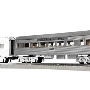 Lionel Santa Fe Super Chief O Gauge Electric Train Set with Bluetooth Remote Control Technology