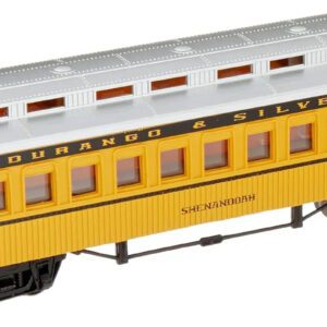 Bachmann Prototypical Yellow Passenger Car for Model Railroads