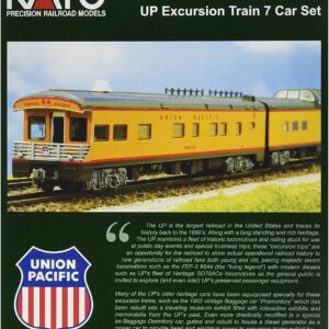 Kato USA N Scale Union Pacific Excursion Train 7-Car Set
