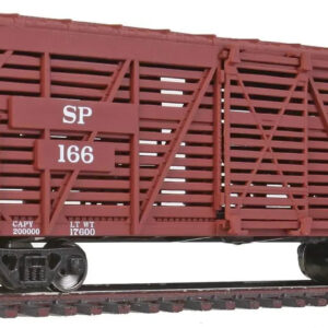 Check out the Walthers Trainline 40' Stock Car in Southern Pacific Boxcar Red – a must-have for HO Scale Model Railroad enthusiasts! 🚂✨
