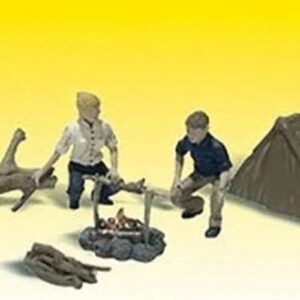 Woodland Scenics O Scale Camping Set with Tent and Accessories (3 Pieces)
