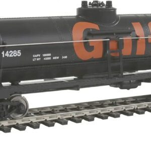 Walthers Trainline HO Scale Model 40' Tank Car with Metal Wheels - Gulf Oil Company,Unisex-Children, Pest Repeller V.23
