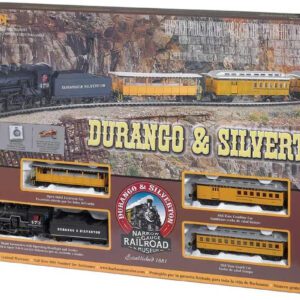 Bachmann Trains Durango & Silverton HO Scale Ready-to-Run Electric Train Set - Yellow