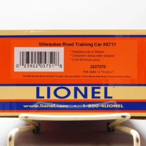 Milwaukee Road Training Car #X711 O Gauge Model 2427270