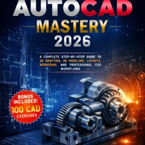 Autocad Mastery 2026: Comprehensive Guide to 2D Drafting, 3D Modeling, Layouts, Rendering, and Professional CAD Workflows for All Skill Levels