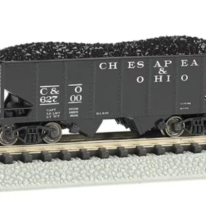 Bachmann Industries USRA 55-Ton 2-Bay Hopper Car - Chesapeake and Ohio, N Scale