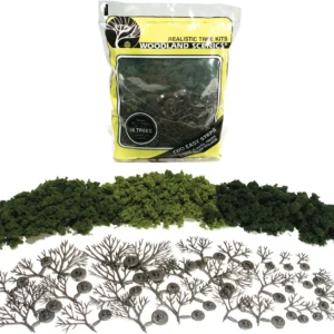 Enhance Your Environment with 3"-5" Woodland Scenics Tree Kits