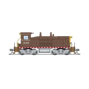 Imports N Scale EMD NW2 EJ&E 440 Locomotive in Brown and Yellow - Paragon4 BLI7493