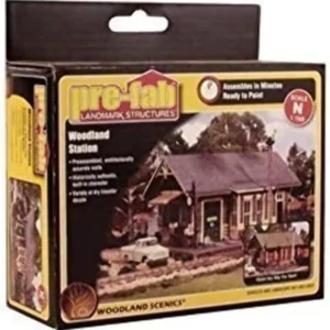 Woodland Station N Scale Model Kit