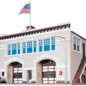 HO Scale Fire House Building Kit -