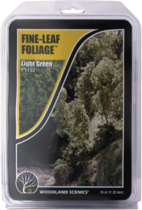 Woodland Scenics Fine Leaf Foliage 75 Square Inches-Light Green