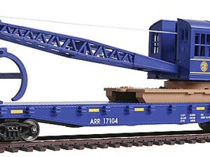 flatcar_with_logging_crane_ready_to_run_931-1780